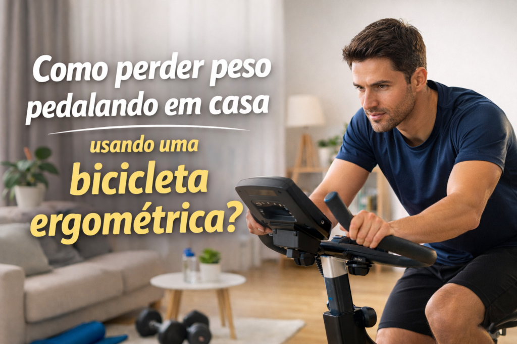Como perder peso pedalando em casa