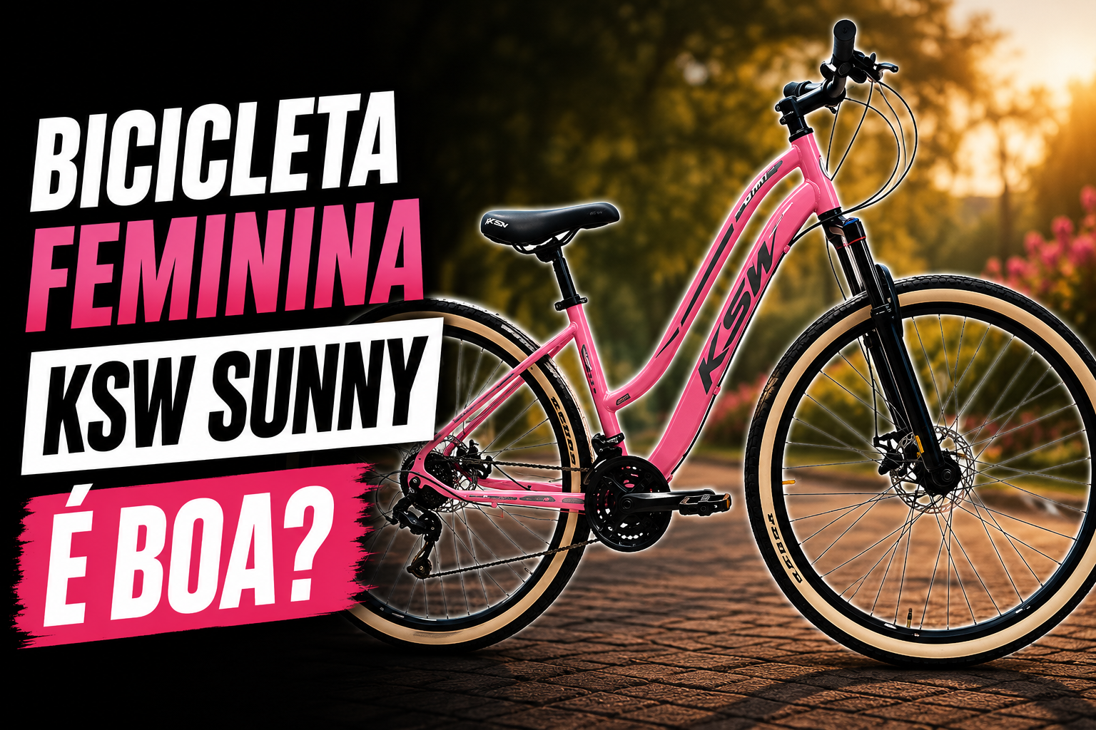Bicicleta Feminina KSW Sunny é boa?