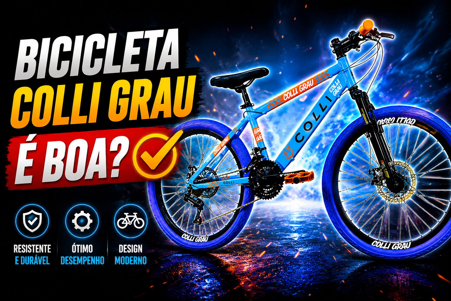 Bicicleta Colli Grau é boa?