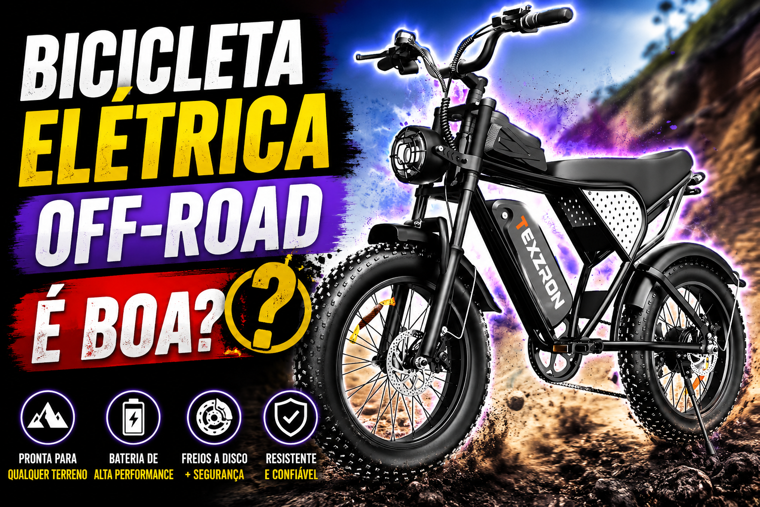 Bicicleta Elétrica Off-Road é boa?