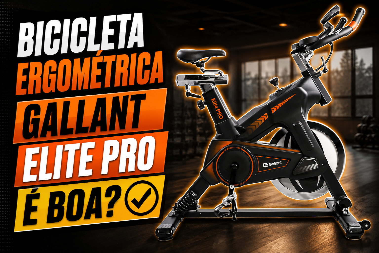 Bicicleta Ergométrica Gallant Elite Pro é boa?