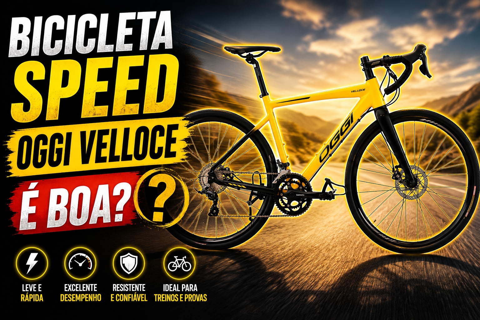 Bicicleta Speed Oggi Velloce é boa?