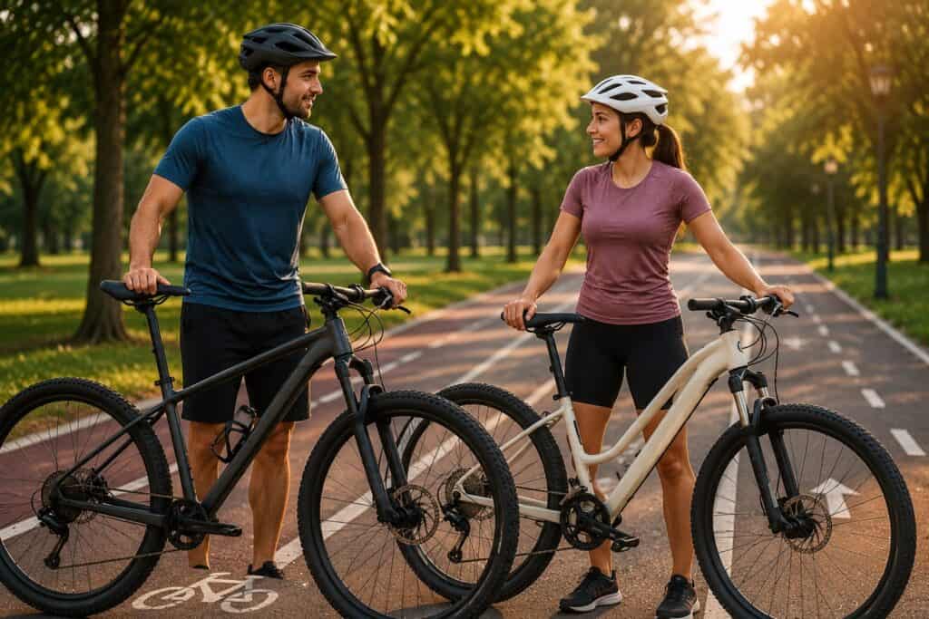 Bicicleta masculina ou feminina diferenças